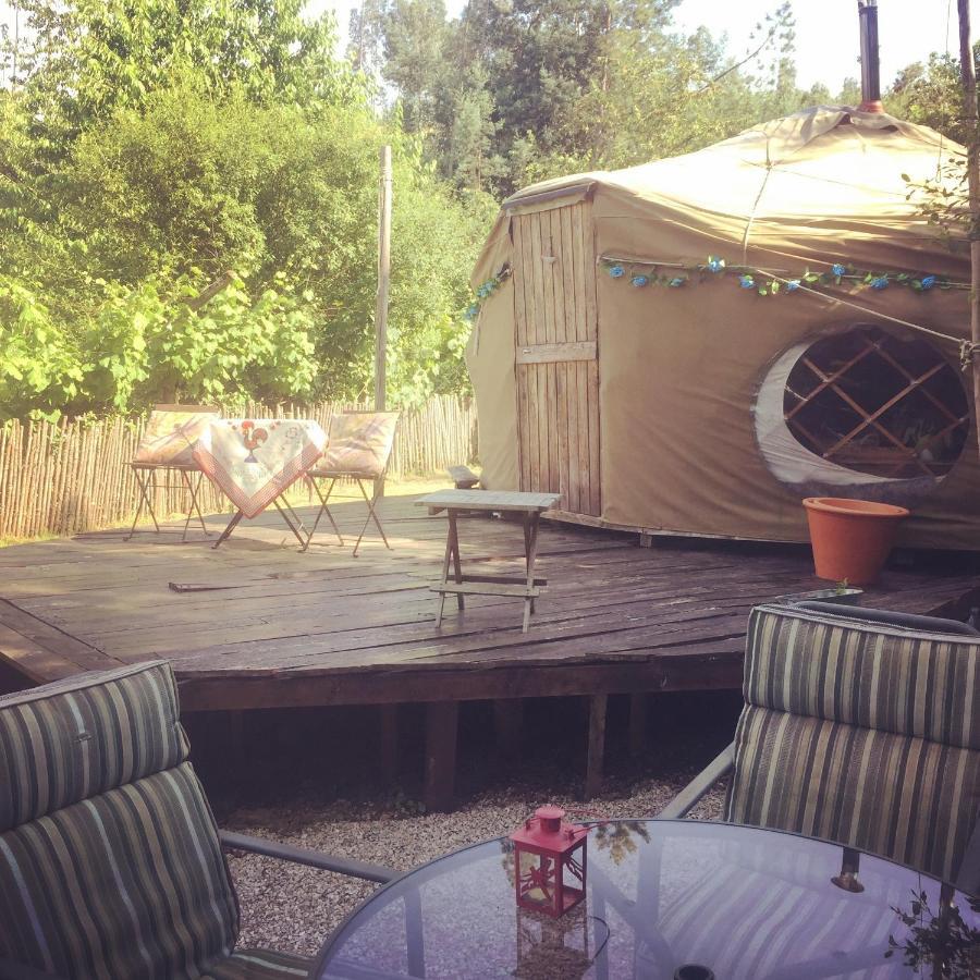 Star Gazing Luxury Yurt With River Views, Off Grid Eco Living Vale do Barco Екстер'єр фото